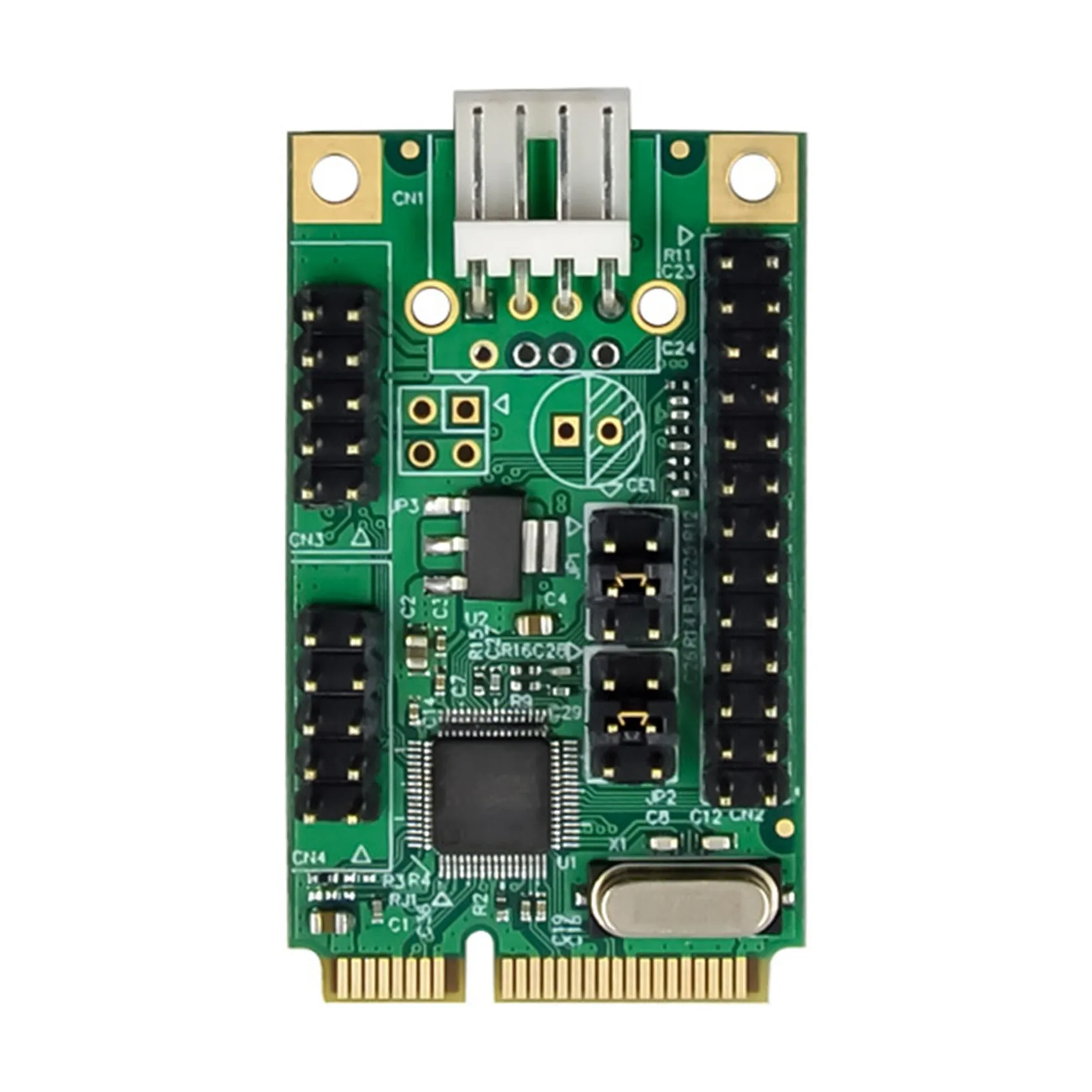 미니 PCIE 직렬 및 병렬 포트 추가 제어 카드, 산업용 등급 멀티 I/O 제어 확장 카드, CH382L, 2S1P