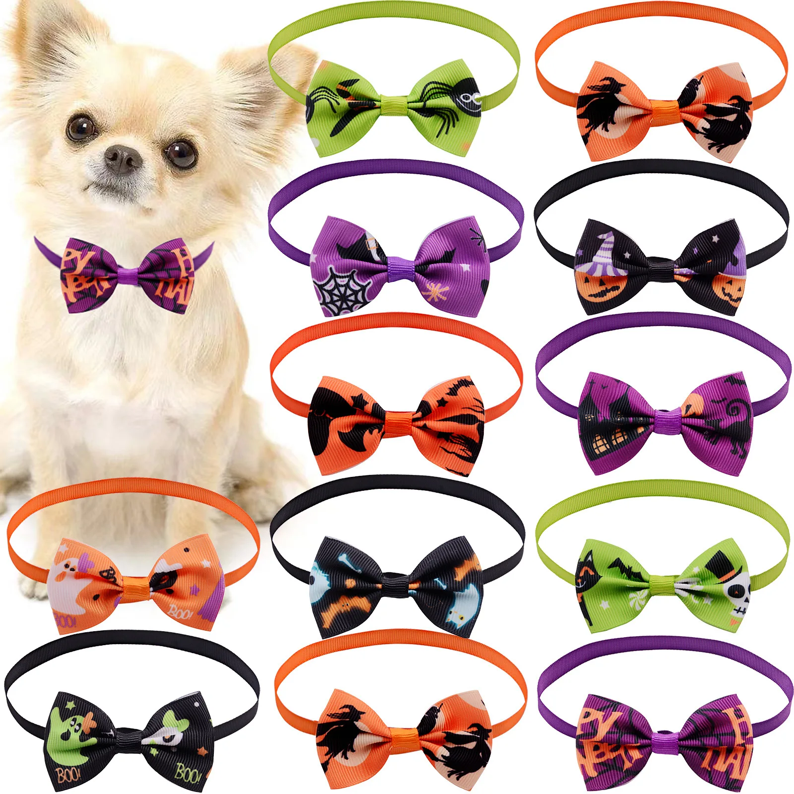 Cute Bow Tie Wearing Dog Plush Toys main image 0