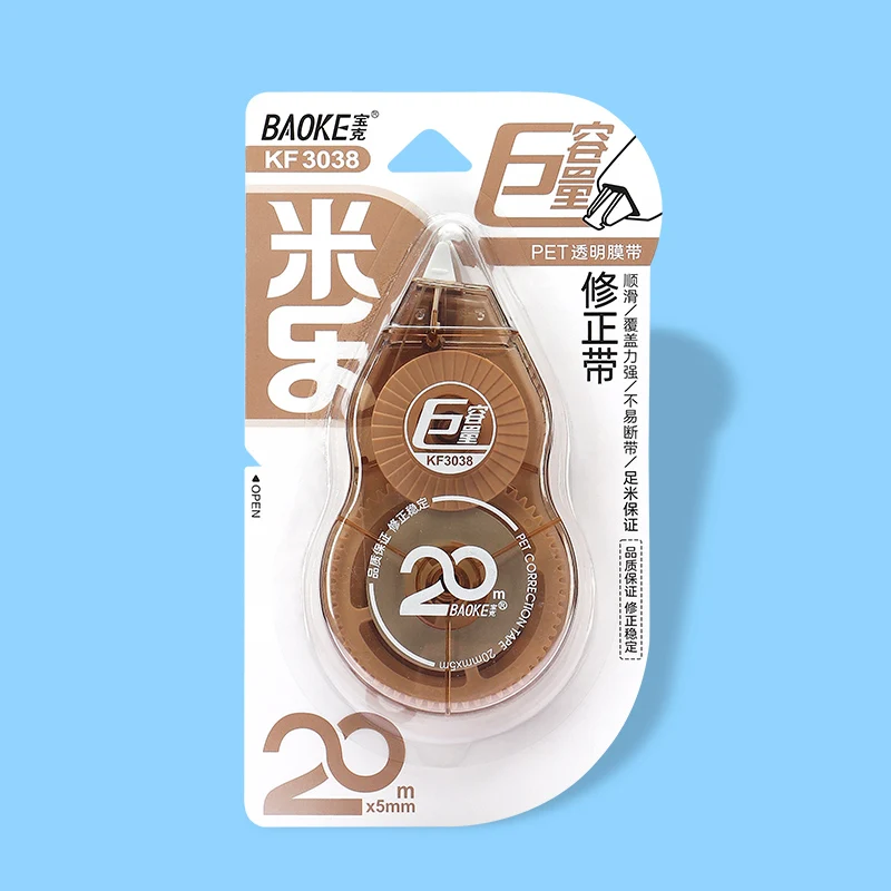BAOKE KF3038 20m*5mm Correction Tape 4 Colors