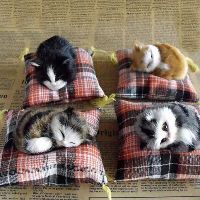 Simulation Cat Toy Ornaments 6