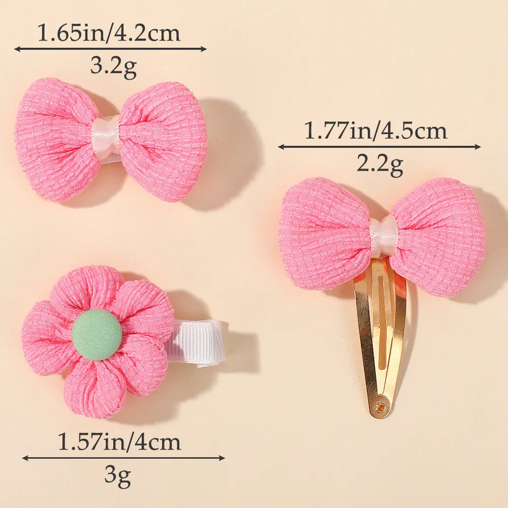 Zufällige Farbe, 16 Stück, Haarnadeln, Haarspangen, Pin, weiche Blumen, Strickstoff für Mädchen, Kinder, Haarspangen, Baby-Accessoires, Geschenk – Detail 9