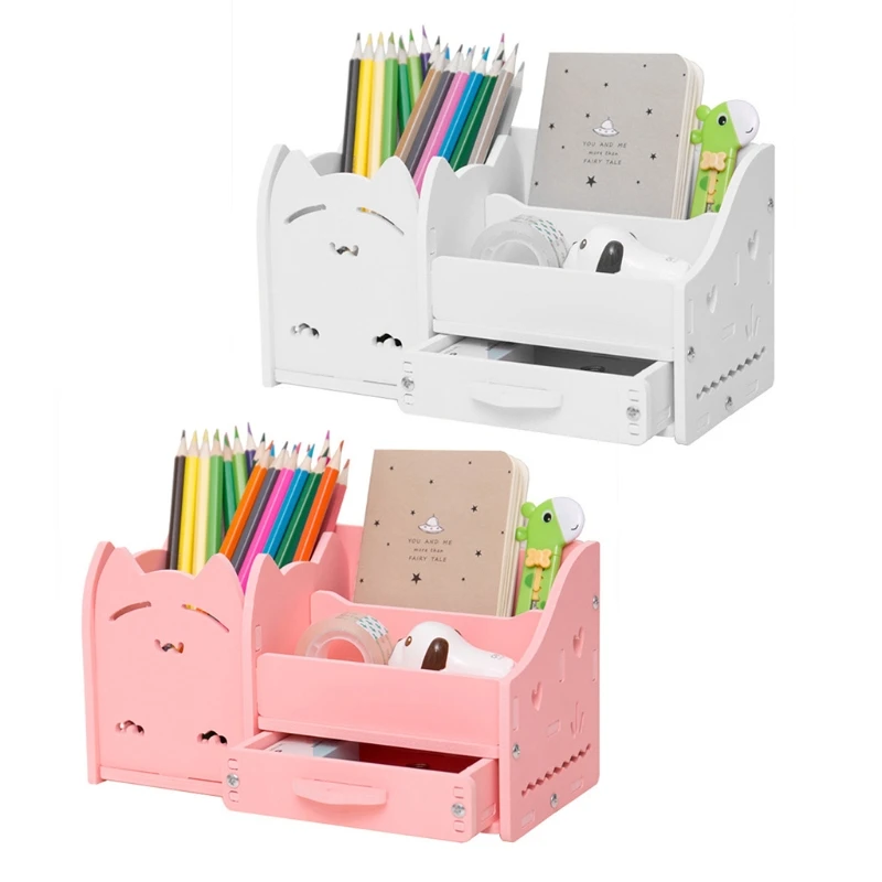 

Прочный держатель для канцелярских принадлежностей, органайзер для макияжа, для общежития, ванной комнаты, кухни, дома