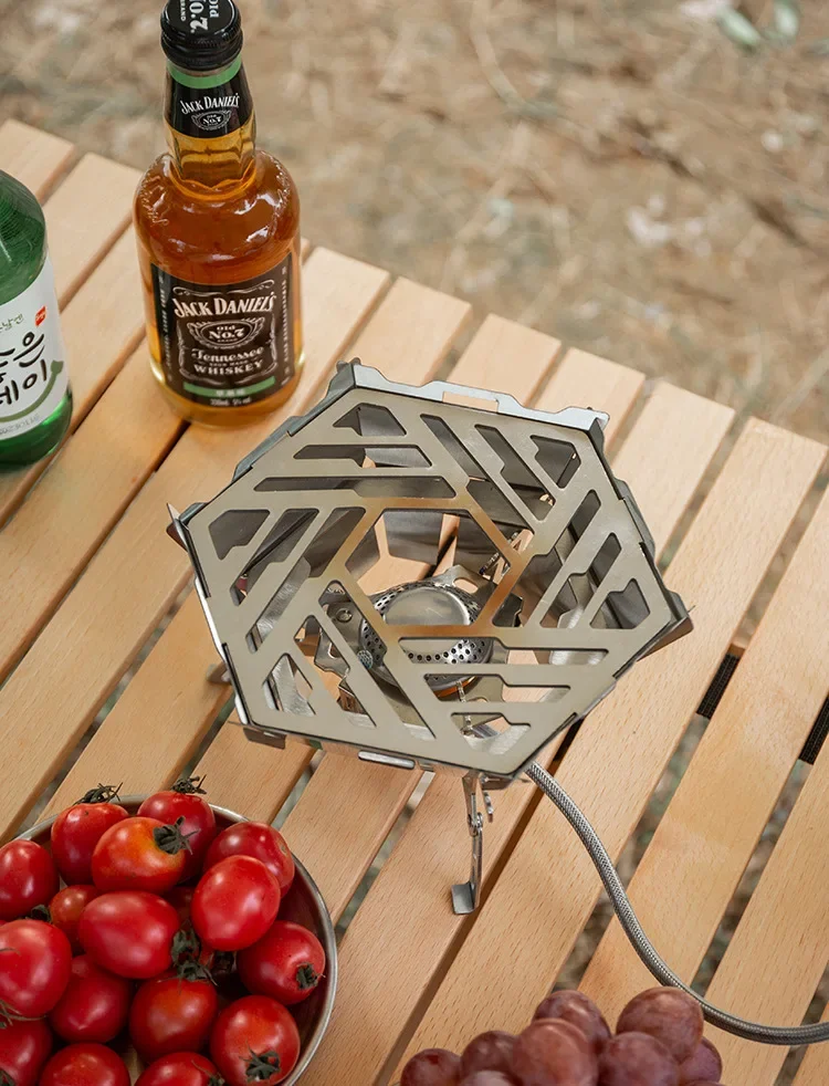 واقي رياح سداسي من الفولاذ المقاوم للصدأ مقاوم للر...