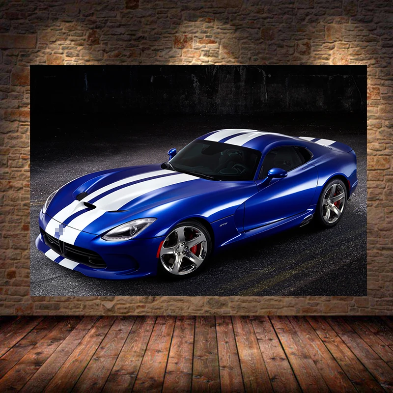 

Supercar SRT GT3 R Pictures Posters and Prints Sports Cars Canvas Printings Wall Art For Living Room Bedroom Home Decor Unframed
