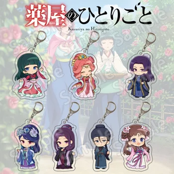 Portachiavi Anime The Apothecary Diaries in Acrilico, Figurine di Kusuriya No Hitorigoto, Gao Maomao, Shun Li Bai, Portachiavi Cosplay per Amici