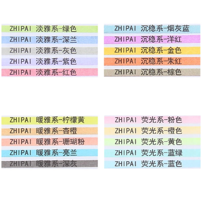Pastel Highlighter Pens Set Permanent Highlights Marker Destacador Color Dual Tip Stationery Journal Supplies Milkliner