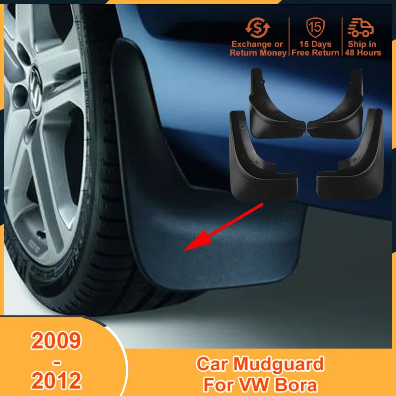 

2009-2012 Car Mudflaps Mud Flaps for VW Volkswagen Bora 2009 2010 2011 2012 Accessories Mudguard Protector Splash Guards Fender