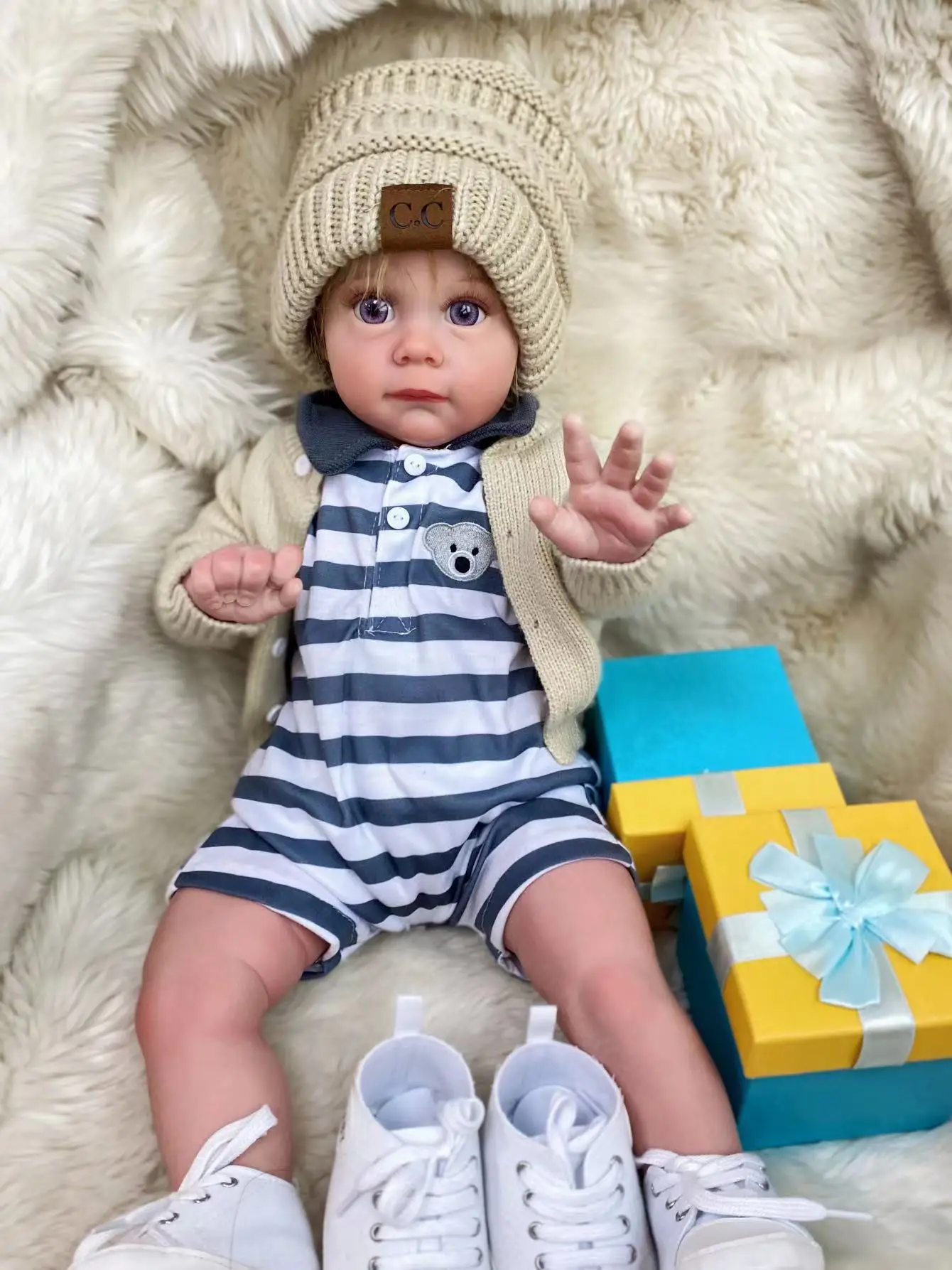 Reborn Doll Cloth Body | 22 Inch Reborn Doll | Reborn Bbay
