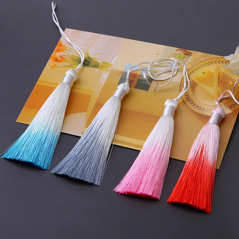 2-10 Pcs/Pack Of 8cm Gradient Tassels For Jewelry/Earring Accessories Handmade DIY Tools Craft Tassel Sewing Accessories tassel fringe,tassel decoration,tassel accessories,tassel trim,mini tassels