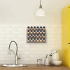 4 Tier Spice Rack Storage Rack Countertop Stand Seasoning Organizer Countertop Spice Storage Holder for Pantry Cabinet Shower 4