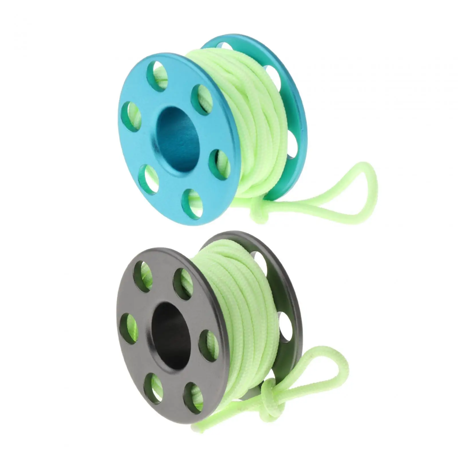 

Finger Spool Dive Reel Lightweight with High Visibility Line for Free Diving Underwater Snorkeling Diving Activities Equipment