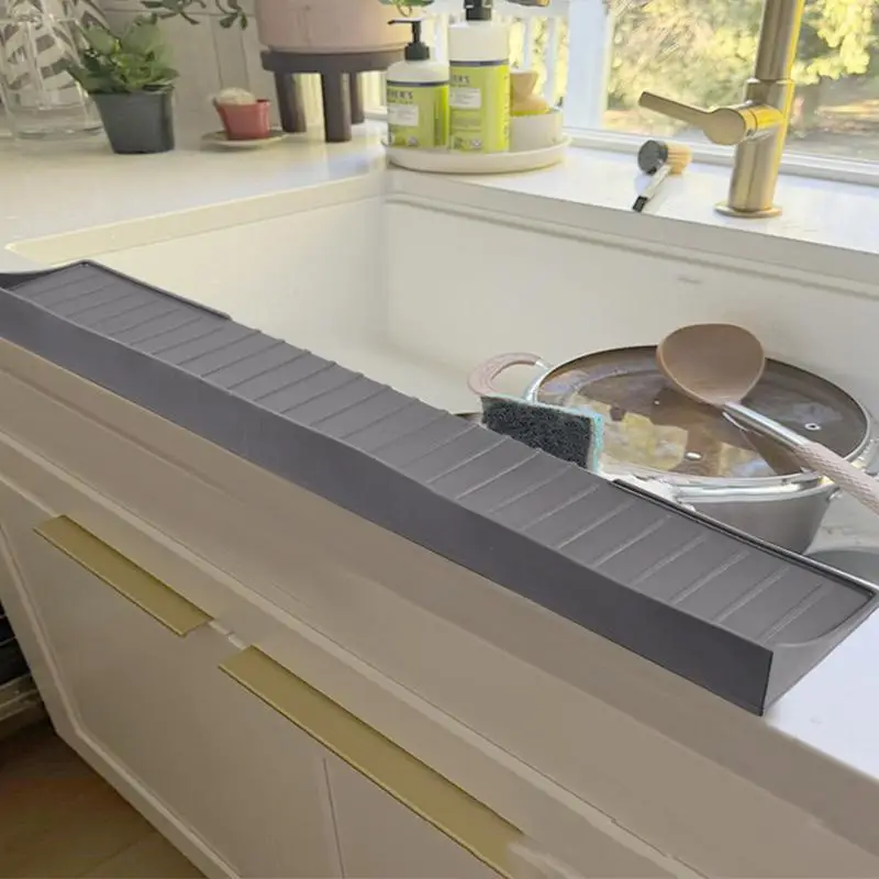 Kitchen Sink Edge Protector Silicone Splash Guard Protector For Kitchen Sink Splash Guard For Bathtub Protectors