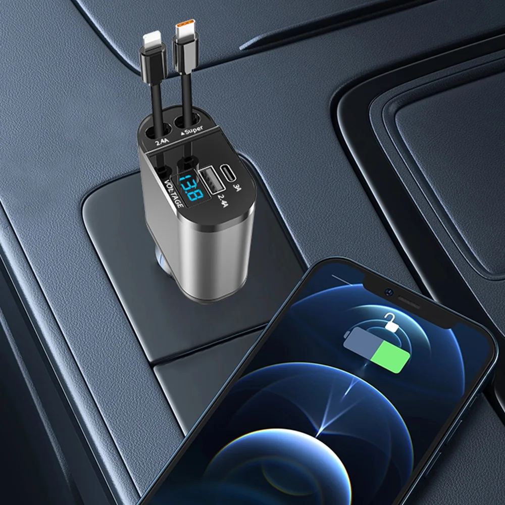 Car Charger USB C Fast Charge