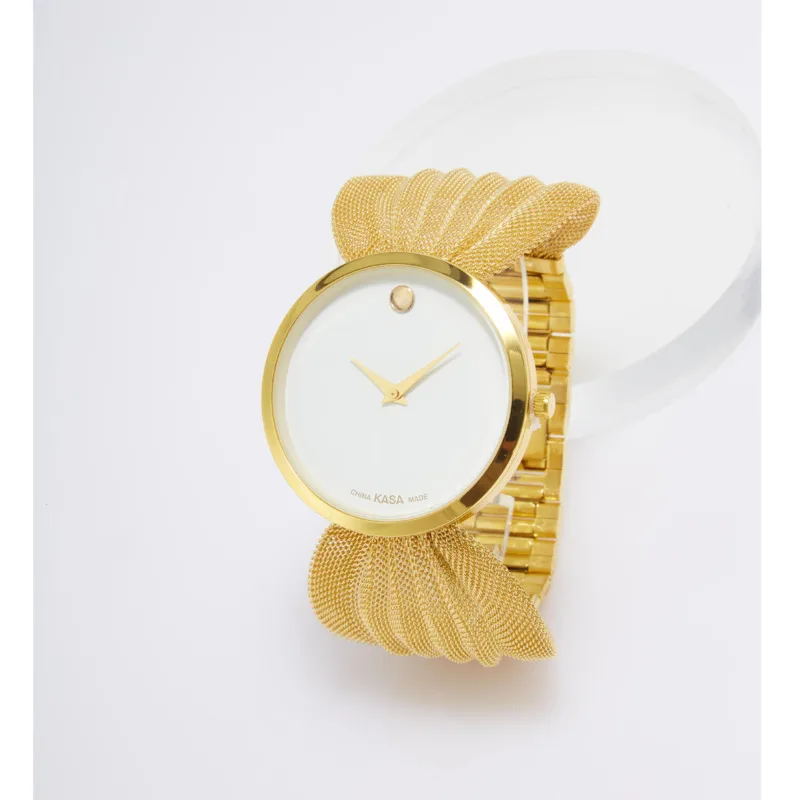 

Quartz Watch For Women Two Pointer Dial Fashion Minimalist Luxury Butterfly Mesh Strap Lady Watch Best Gift Reloj Mujer