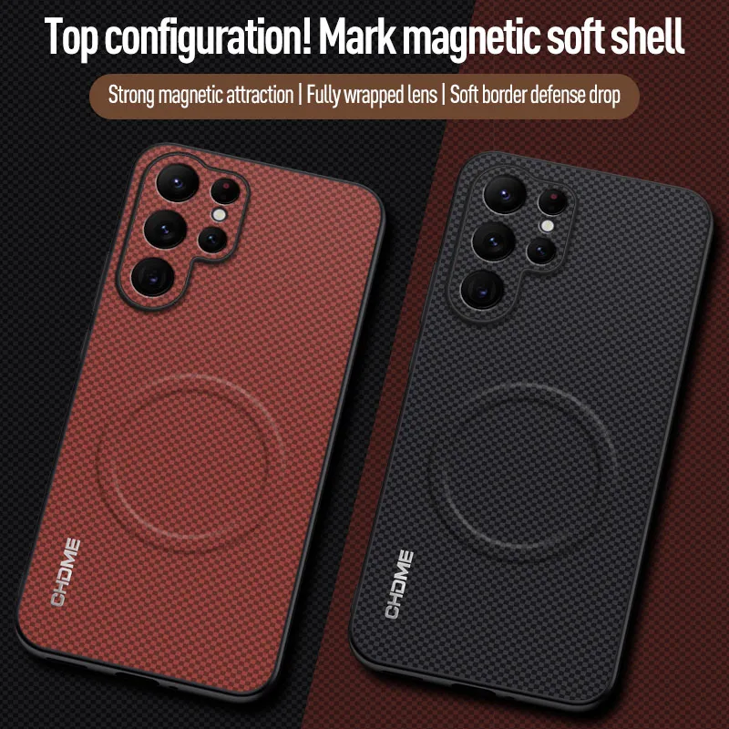 Luxury Car Magnetic Holder TPU Silicone Phone Back Cover Case