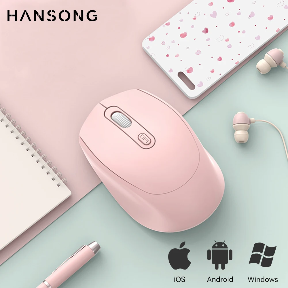 Silenzioso Bluetooth Wireless Mouse Office Gaming 2.4G Mouse 1600 Dpi Sensore Ottico Per Macbook Ipad Tablet Laptop Pc Gaming Mouse