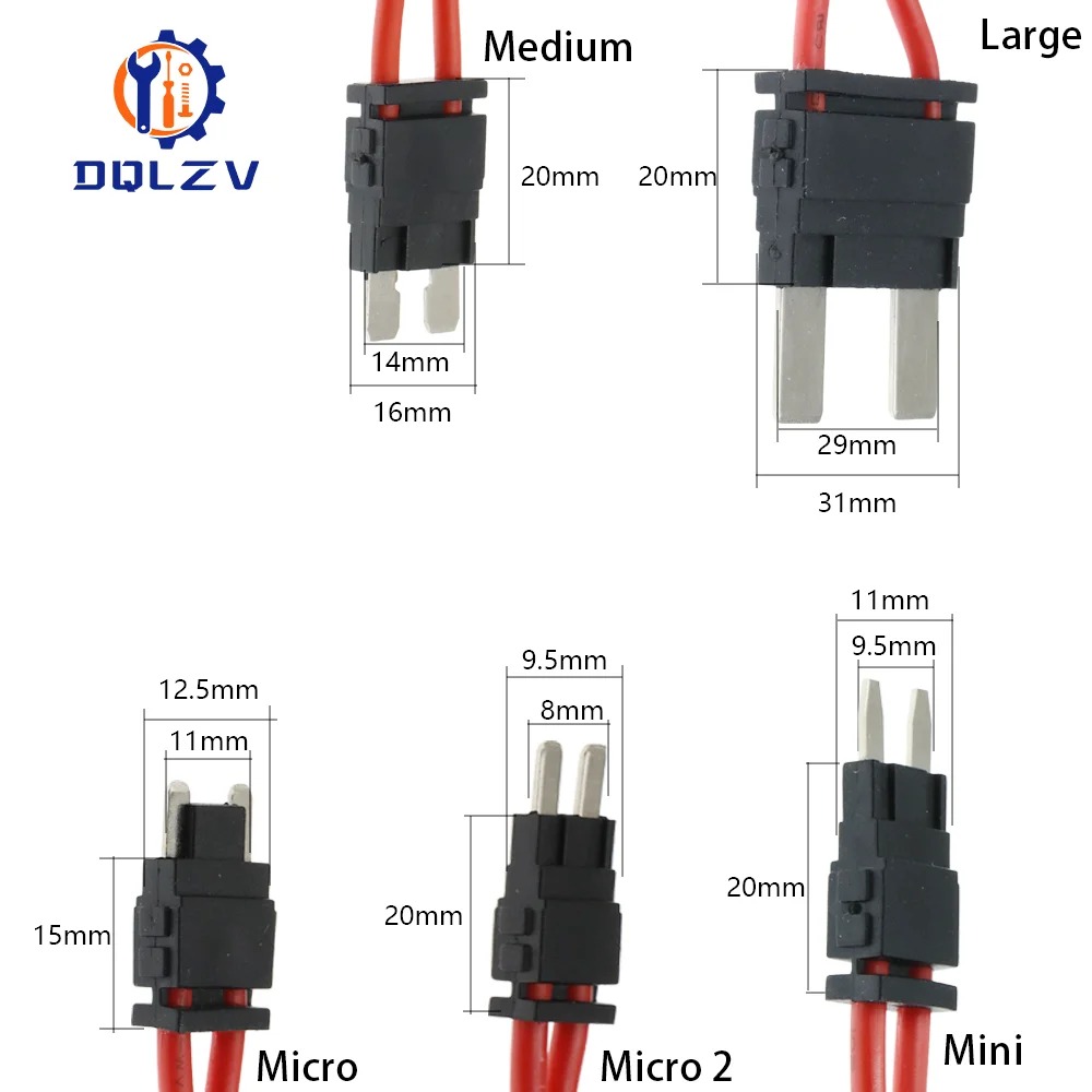 Car Modification ACC Fuse Box To Take Electrical 16WAG 32V 25A 28CM Mini Standard Fuse Power Socket Lossless Fuse Tap Holder image 6