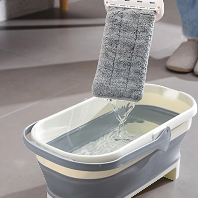 Foldable Mop Bucket Collapsible Portable Wash Basin Dishpan With