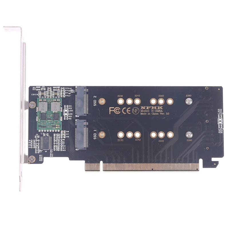 1pcs-m-2-x16-to-4x-nvme-pcie3-0-gen3-x16-to-4-nvme-raid-card-pci-e-vroc