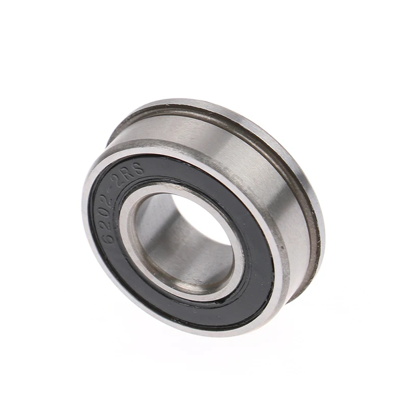 16*35*11 mm F6202 Wheelbarrow Bearing Push truck Garden Trolley 16 Garden Cart Wheel Flange Ball Bearings 1PCS miniature ball bearings roller wheel bearings