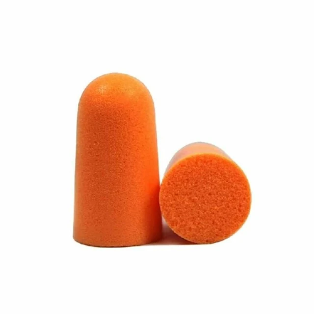 MOONBIFFY-tapones para los oídos de espuma naranja suave, Tapones