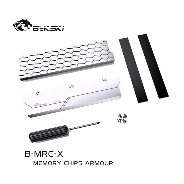 풀 레드 구리 방열 쿨러와 갑옷이 포함된 Bykski B-MRC-X DDR5 RAM 메모리 방열판