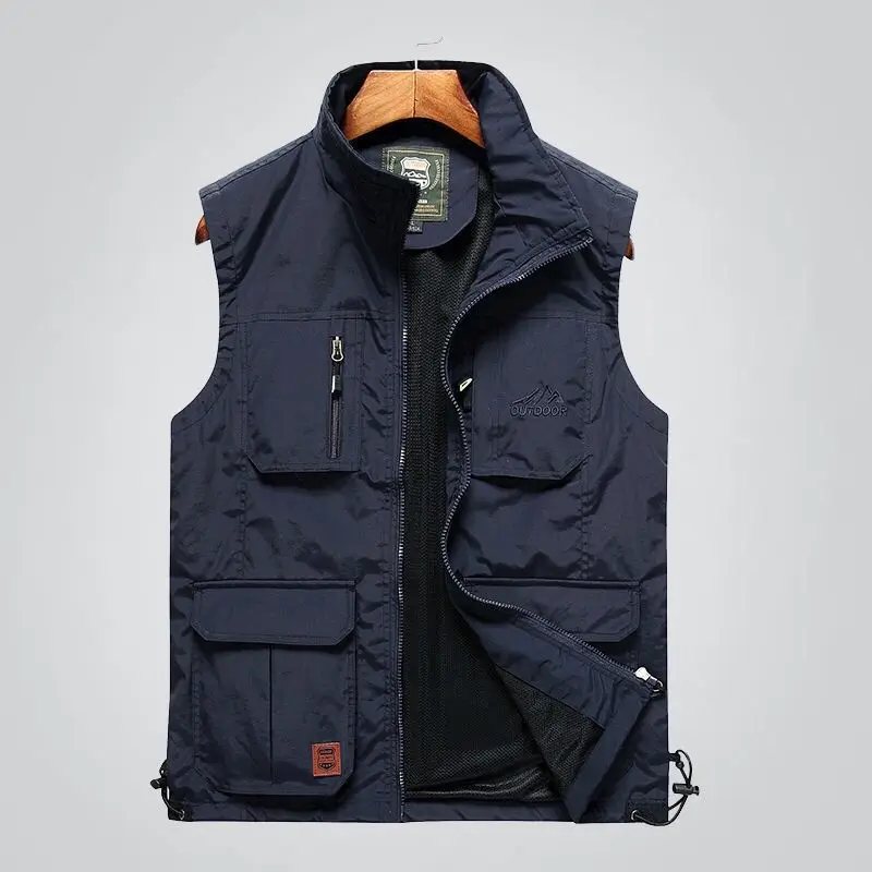 Half Jacket Multi Pocket Fishing Jacket New Summer Men Outdoor