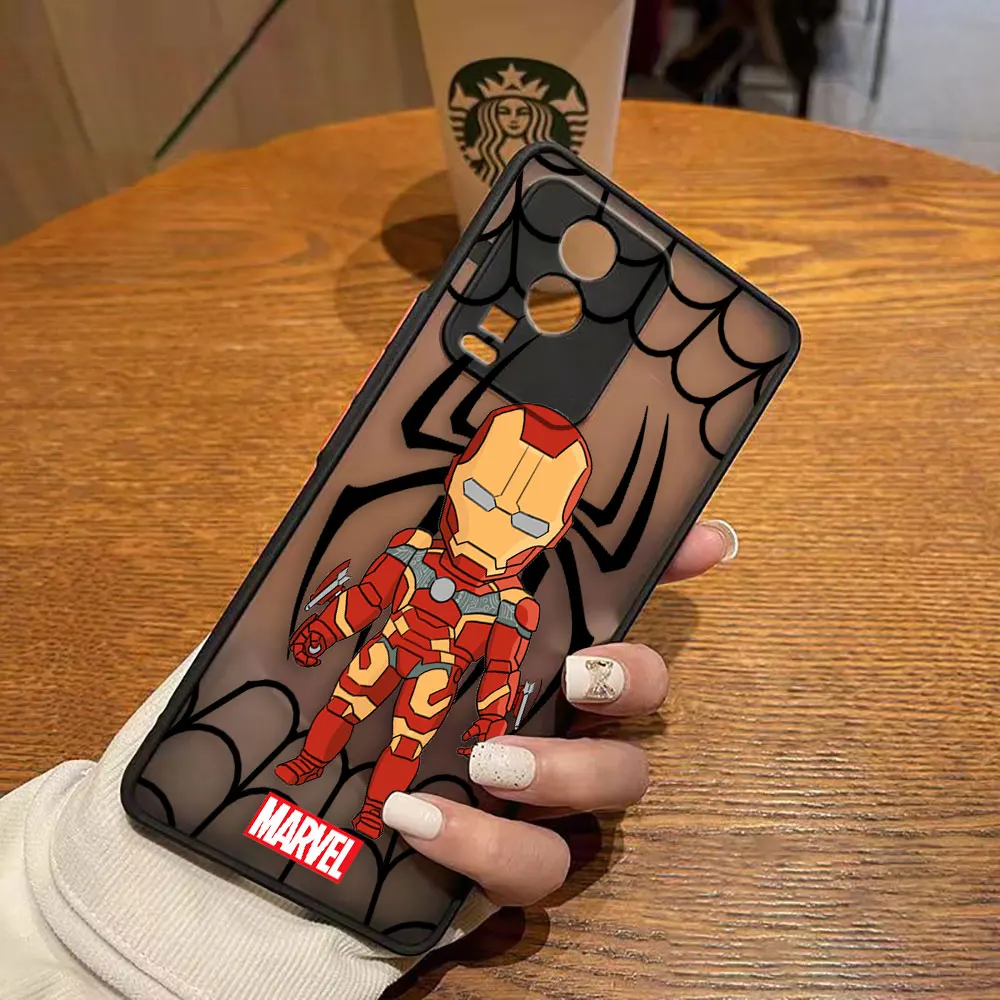 thumbnail image 1 of Funda mate para VIVO X90 X80 X70 5G X60 X50 X30 IQOO NEO 3 5 7 PRO PLUS X27 X23 X20 Funda Capa Los vengadores de Marvel Anime dibujos animados, 1 of 5
