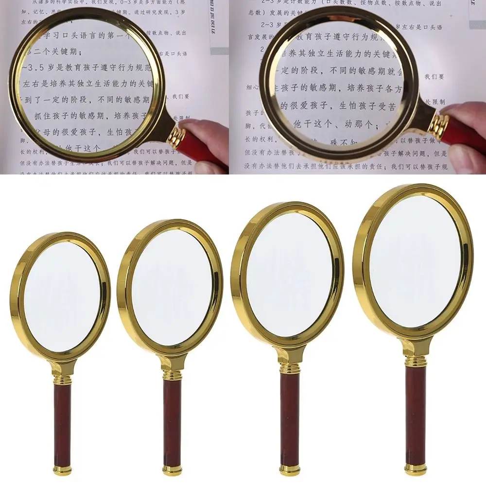 Jewelry Magnifying Glass 70/80/90/100mm Handheld 10X