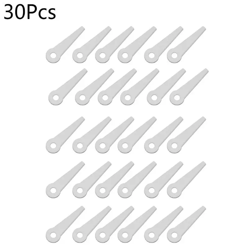 

30Pcs Plastic Cutter Blades for Stihl Polycut 6-3, 20-3, 10-3, 41-3 Lawnmower Grass Easy Trim Trimmer Garden Replacement
