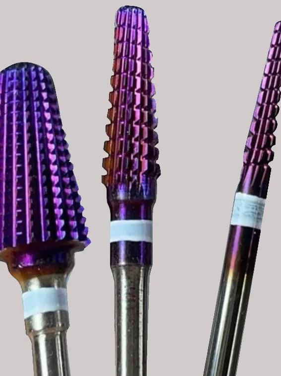 Description Picture 2 of itemPurple Pro Whole Carbide Nail Drill Bits Nail Art Electric Drill Machine Files Nail Art Tools Cut and Polish Nail Tools