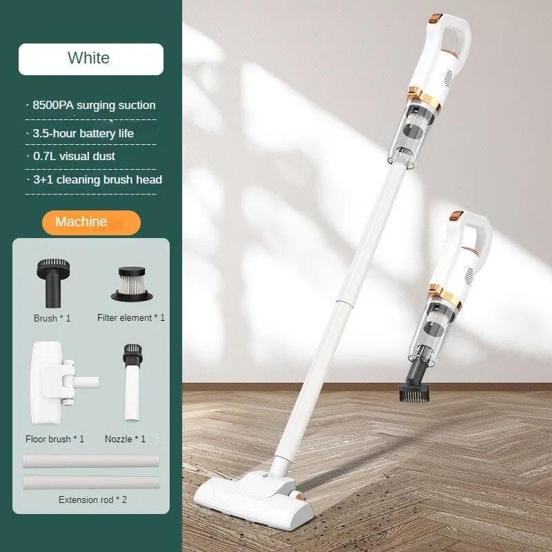 مكنسة كهربائية محمولة باليد مكنسة لاسلكية 8500Pa ق...