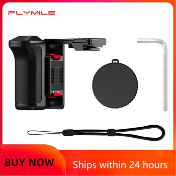 Impugnatura per Fotocamera Flymile Compatibile con DJI Action 5 Pro Cage, Maniglia per Video e Fotografia Vlgo Xplorer, Accessori per Action 5