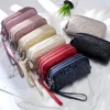 Genuine Leather Wallet Handbags For Women Embossing Process Rectangle Small Luxury Designer Female Messenger Purse 2