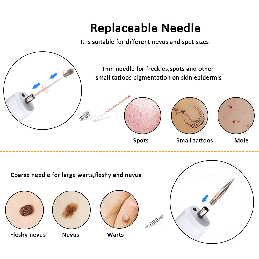 Laser Plasma Pen Electric Skin Tag Remover Tattoo Papilloma Mole Dark Spot Removal Blemish Wart Freckle Eliminator For Face Body
