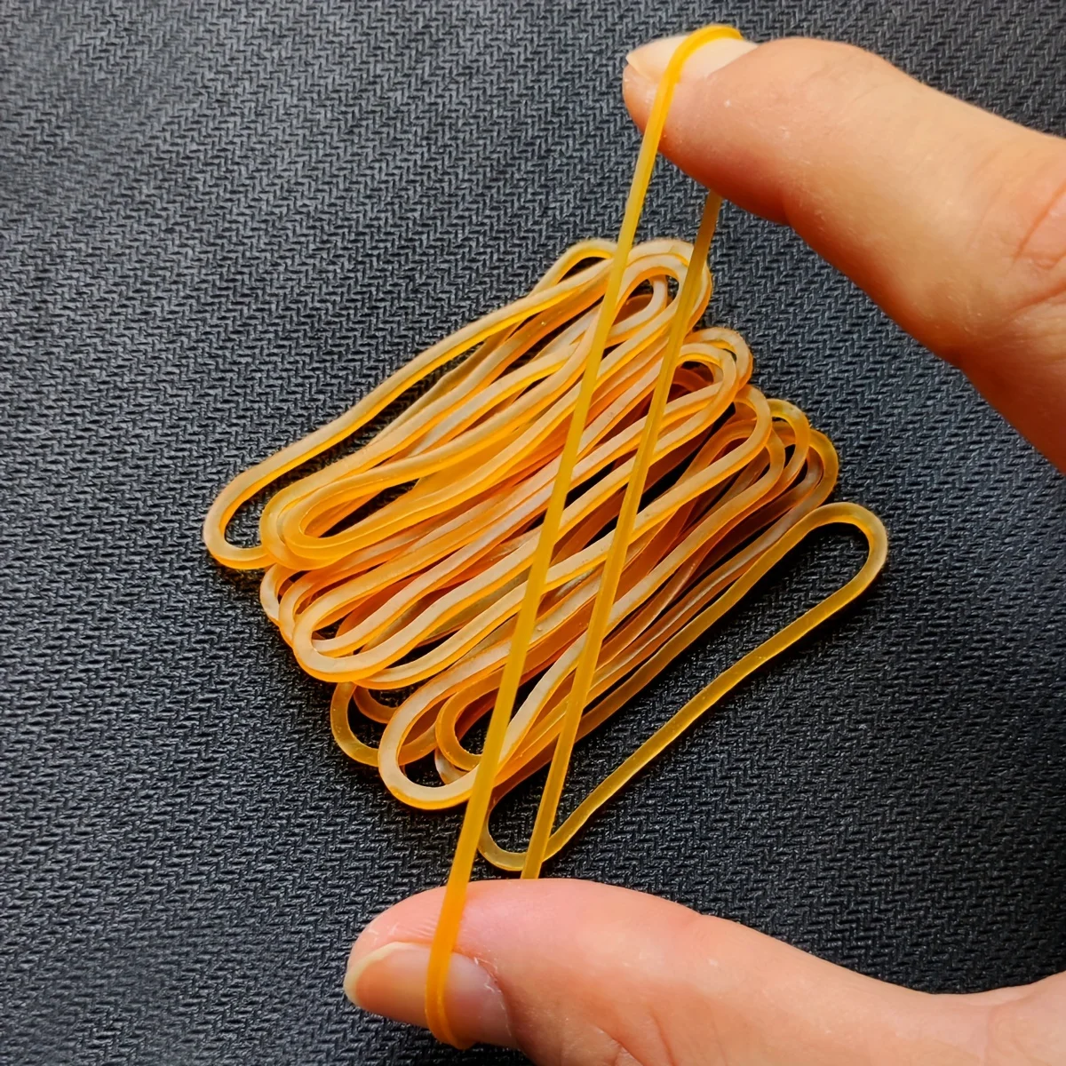 400 Pieces/Pack Yellow Rubber Bands 60mm Strong Elastic Band Rubber ring Office Industrial Stationery Holder Packing Supplies