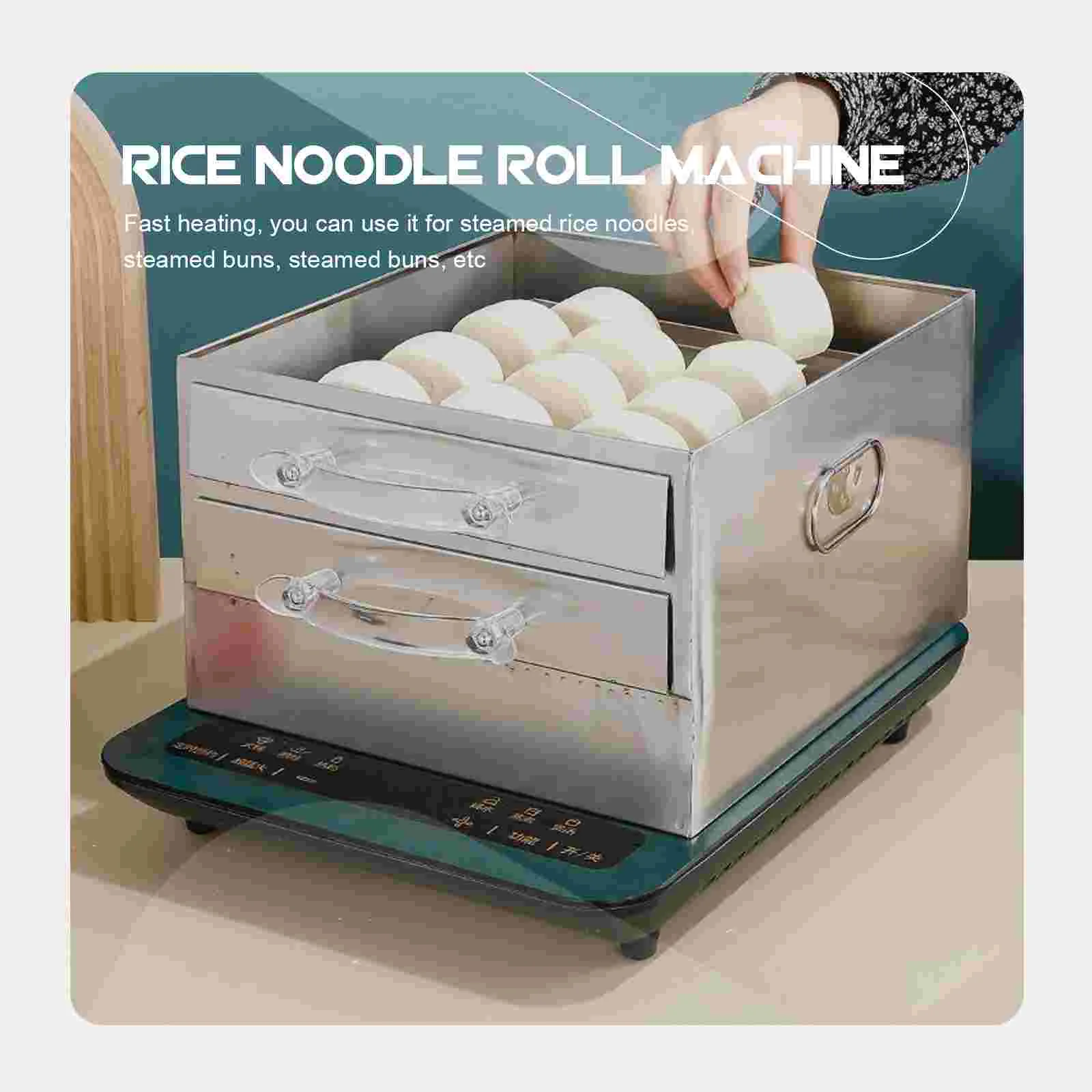 Rice Roll Steamer Kitchen Supply Gadget Small Household Steaming Device Machine Utensils Gadgets