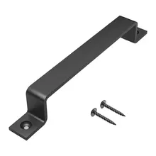 

High Quality Barn Door Handle Smooth Home Stainless Steel Sheds Closets Outdoors Pull Simple Indoors Knob Garages Solid Sliding