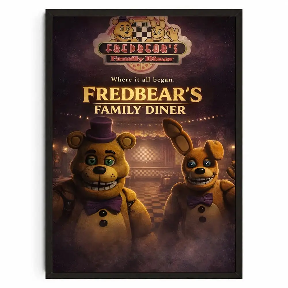 High-Definition FNAF Poster Stickers