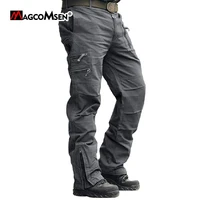 MAGCOMSEN Men's Pants 7 Pockets Urban Commuter Working Pants Vintage Biker Casual Trousers 1