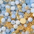 Sky blue-Gold