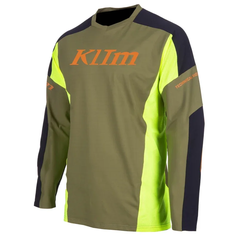KLTM Retro Motocross Jerseys Motorcycle Mountain Bike Clothing Summer BMX DH MTB T-Shirt Bicycles Clothes Woman Men's Cycling