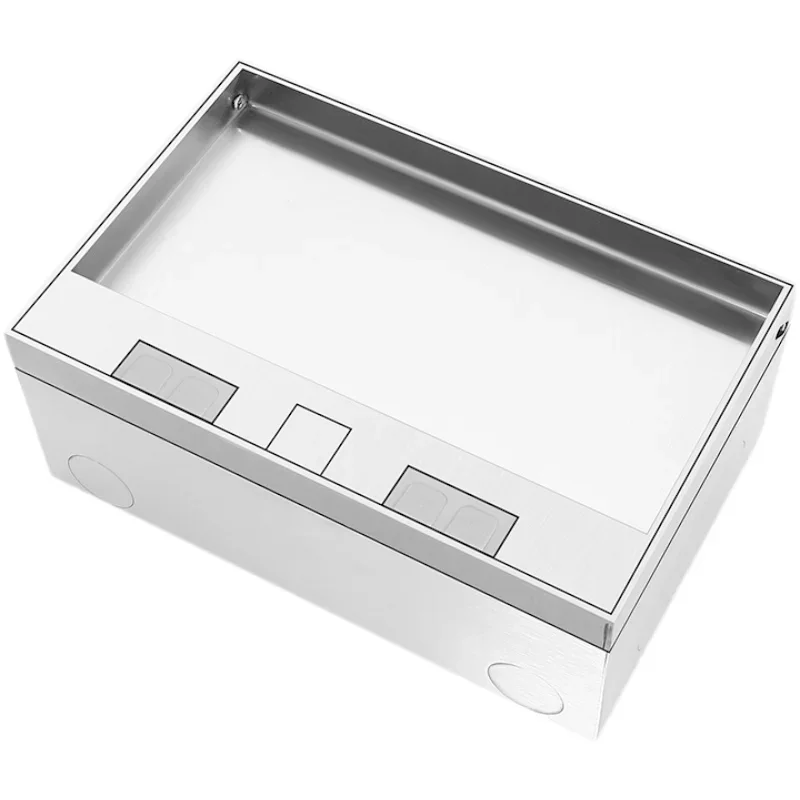 Ground Embedded Marble Waterproof US UK EU Usb Socket Hidden Stainless Steel Pure Flat And Thinly Inserts Invisible Socket