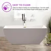 59" X 30" Acrylic Freestanding Bathtub | Home Improvement Bathtubs with Contemporary Design for Soaking and Bathing 2
