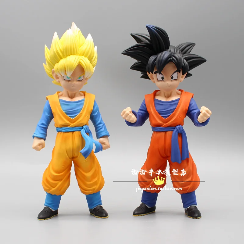 Boneco Estátua Goku Criança Dragon Ball Z 18cm C/ Base