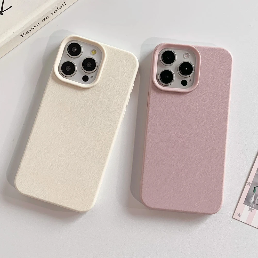 Luxurious Leather TPU Phone Case Cover