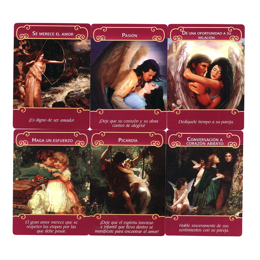 High-quality Doreen Virtue In Spanish Versions Romance Angels Tarot Oracle Cards Deck 44 Card 5
