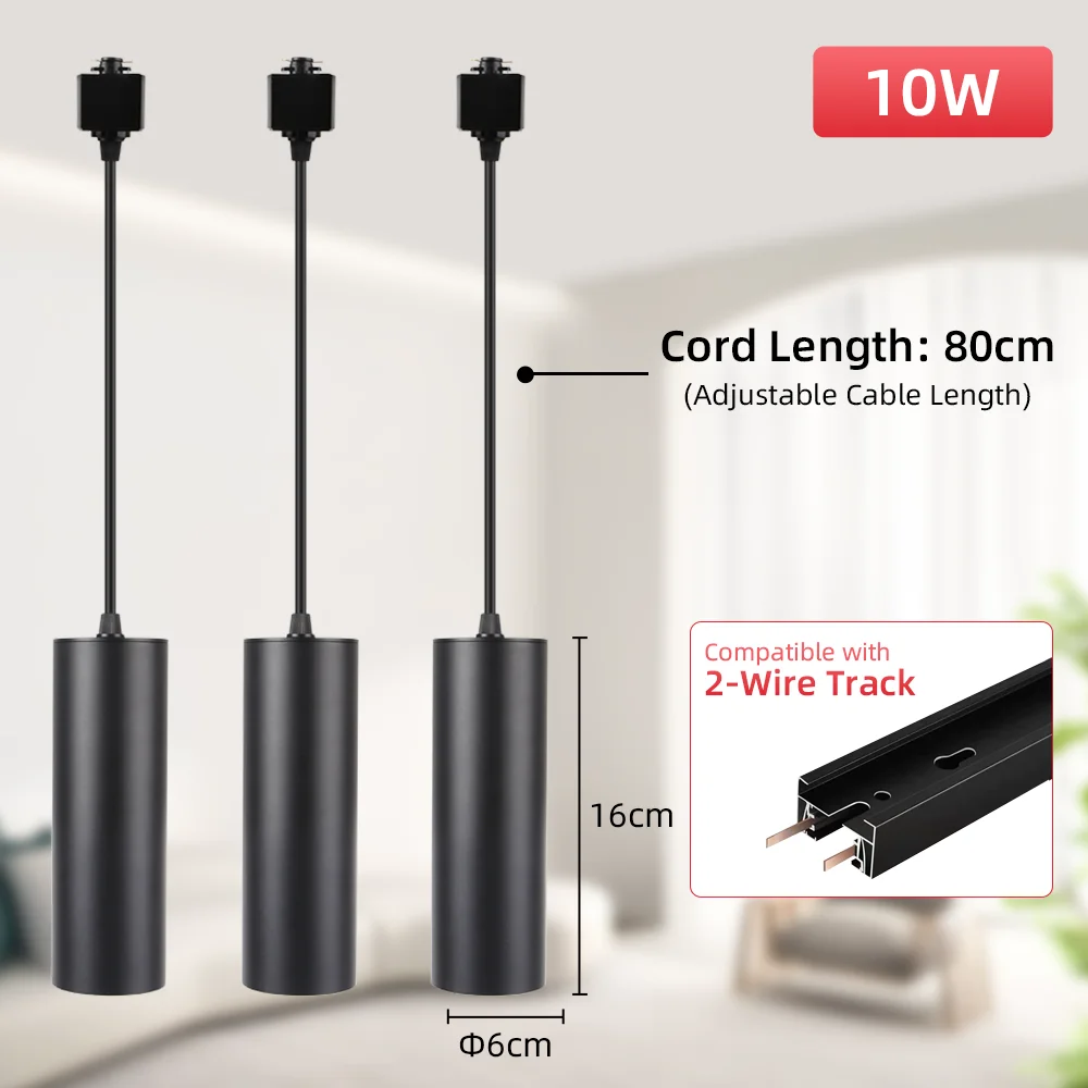 Led المسار قلادة ضوء مصباح السقف 10 واط/15 واط مصابيح كشاف صغيرة الحجم 110 فولت 220 فولت السكك الحديدية الإضاءة مصباح معلق للمطبخ غرفة المعيشة غرفة نوم