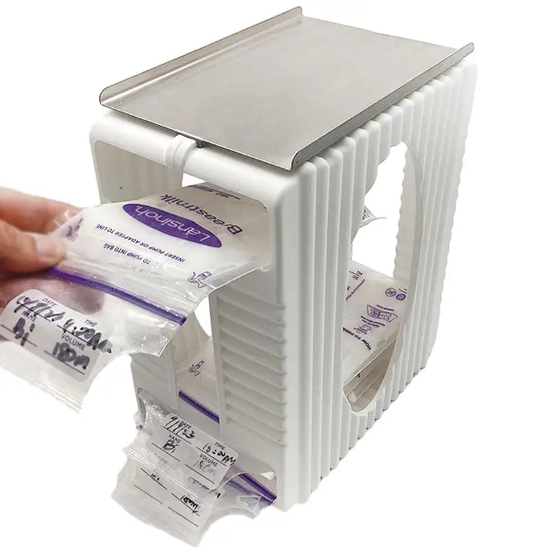 Breastmilk Freezer Holder Reusable Container Storing System Fridge Freeze Organizer for Freezing Breastmilk to Feed Baby