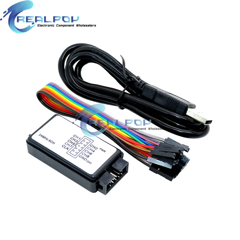 USB Logic Analyzer 24MHz 8 Channel 24M/seconds Logic Analyzer Debugger For ARM FPGA Logic Analyzer Logic 24M 8CH image 2